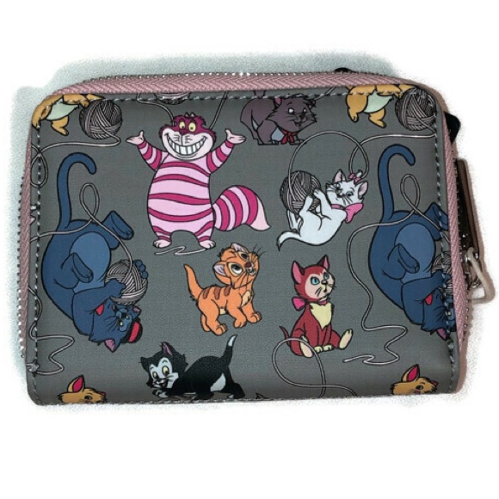 SOLD!DISNEY CATS CROSSBODY BAG & WALLET - Picture 7 of 8